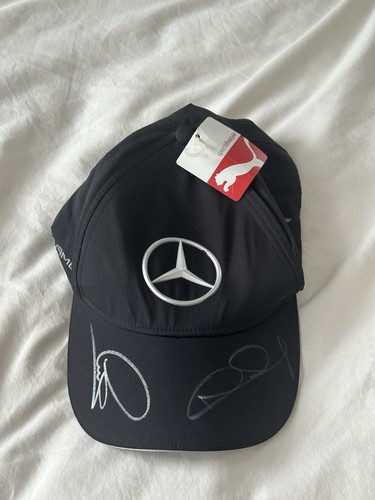 Mercedes black sports cap - black,