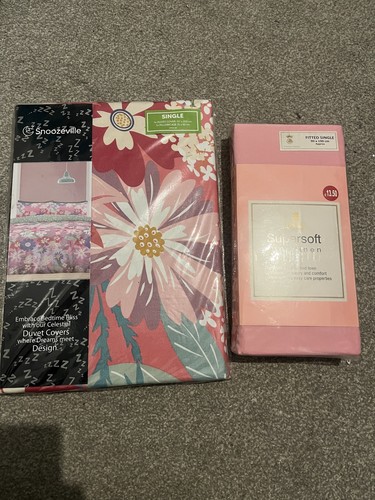 Bundle set cute pink floral - bundle,
