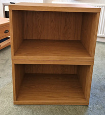 A pair of IKEA BESTÅ Frames - Oak Effect Storage Solution - 60x40x38 cm