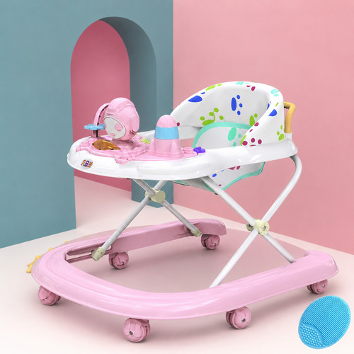 Adjustable baby walker cradle