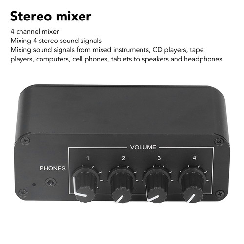 Stereo sound mixer channel - stereo,
