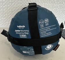 Halfords - Single Junior Sleeping Bag Mummy Sleeping Bag For Juniors 