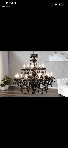 Chandelier nero armed - chandelier,