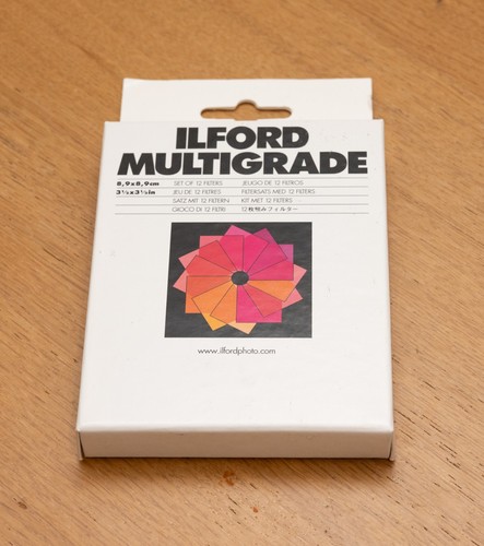 Ilford multigrade filter set - multigrade,
