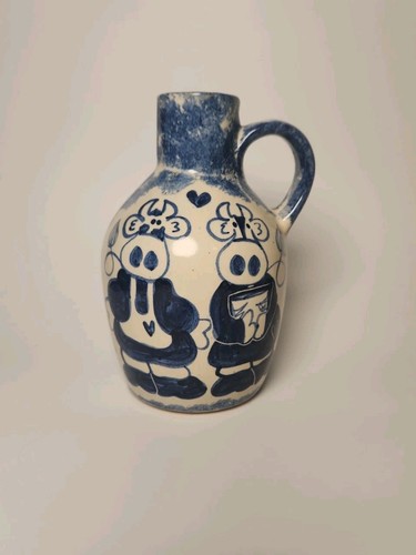 Vintage hand painted blue - vintage,