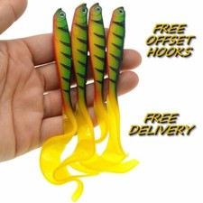 Perch Fishing lures 6 x Soft