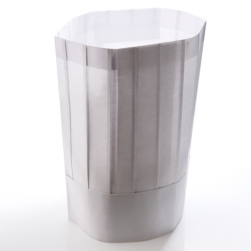 Paper chef hats white classic - paper,