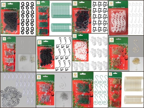 Gutter swirl hooks - hooks, christmas