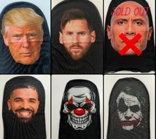 Cosplay Breathable sun-protection Mask Full Celebrity Face Rapper holloween