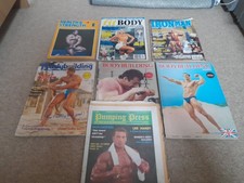 Bodybuilding Magazines x7 Issues Mainly From 1980's:BB Monthly/Ironman Etc