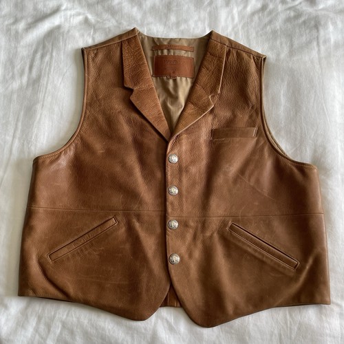 Coronado leather ccw vest - leather,