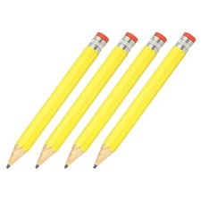 4 Pcs Wooden Giant Pencil