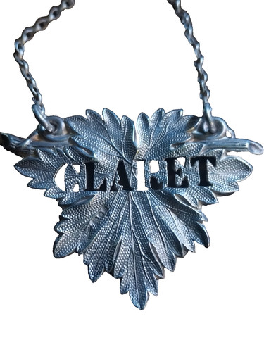 Victorian silver plated claret