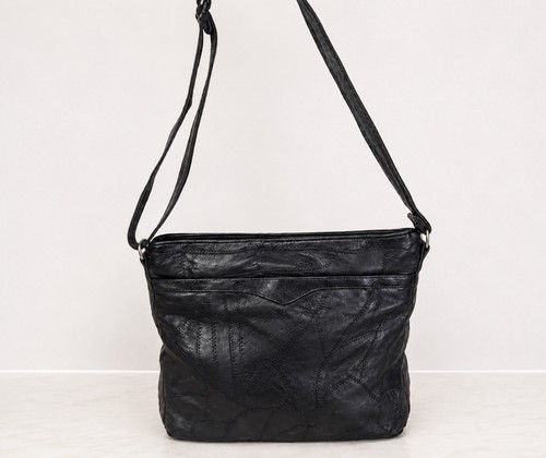 Vintage 1990s black patchwork - vintage,