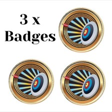 3 x Archery (BU02) Lapel Pin