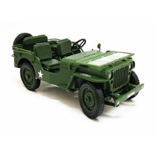 1:18 Willys WWII Tactical Truck Off-road Military Vehicle Model Ornaments Gift u
