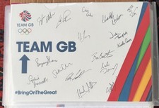 team GB sailing 2012 signed foam board