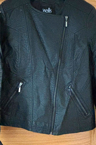 Wallis black faux leather full - black,