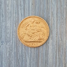 22ct Gold Half Sovereign 1894