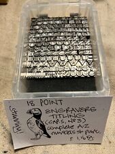 18 POINT ENGRAVERS TITLING