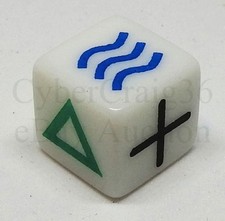 ESP DICE FOR MIND READING MENTALISM 1 MENTALIST DIE NEW MENTAL MAGIC TRICK PROP