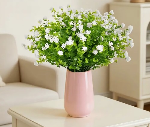 White camellia artificial - white,