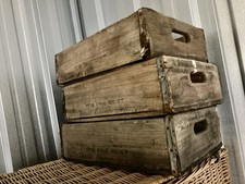 Three Vintage American Soda Crates