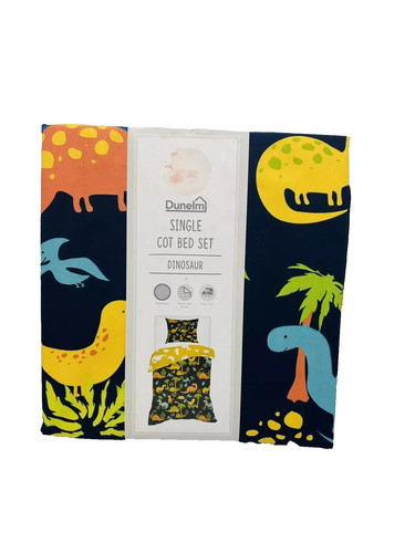 Single dinosaur bedding - single,