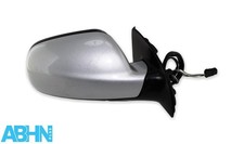 Peugeot 307 SW CC (00-08) Right Side Electric Heated Door Mirror Metallic Silver