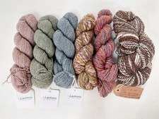 Job Lot Wool - 6 Skeins: 3 Laxtons, 1 Large Fell View Fibres & 2 Unbranded -370g