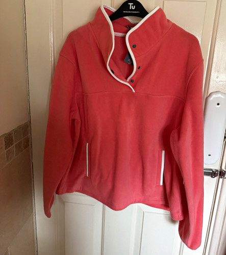 Joules pink fleece high neck - joules,