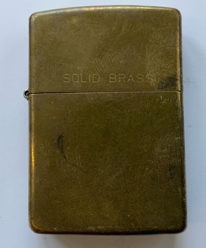 Solid brass zippo lighter - solid,