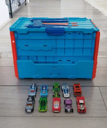 Hot wheels race crate track - race,