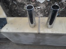 hyosung 125  front fork lower trims