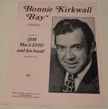 Bonnie Kirkwall Bay - Jim MacLeod and his band - Sheet Music