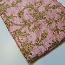 Luxury Faux Raw Silk Gold