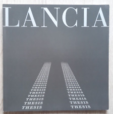 Lancia Thesis Brochure 2003