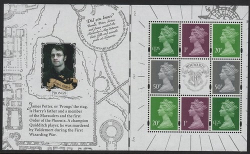 Security machin stamps pane - gb,