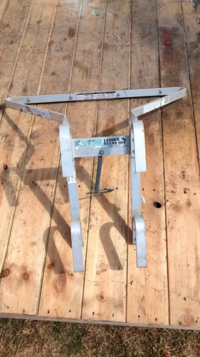Ladder stand off bracket - ladder,