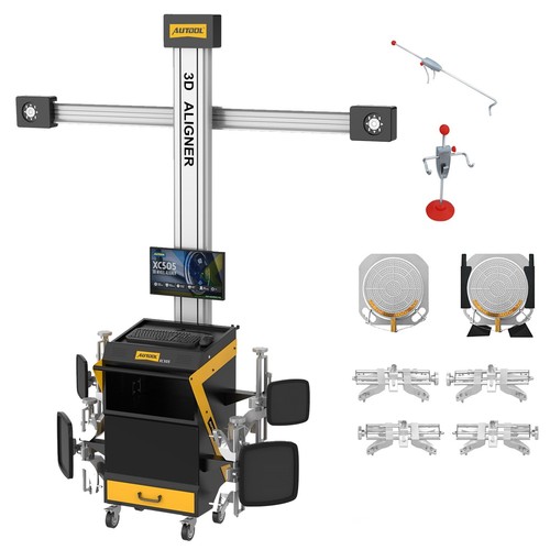 Wheel alignment machine - 3d,