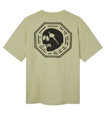 Capita Snowboards Skull Short Sleeve Tee Shirt Men's Size Large Light Sage New