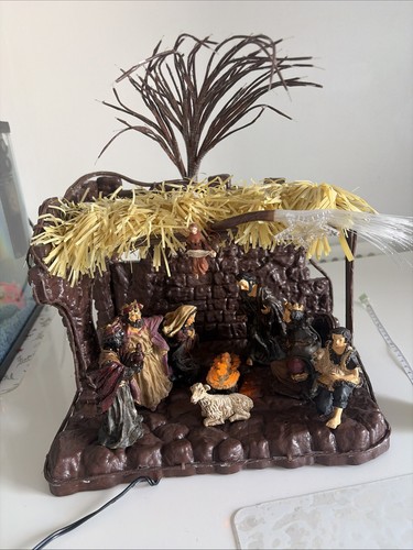 Christmas nativity light - nativity, light-up
