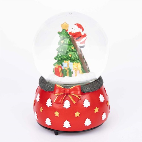 Musical snow globe christmas - snow,