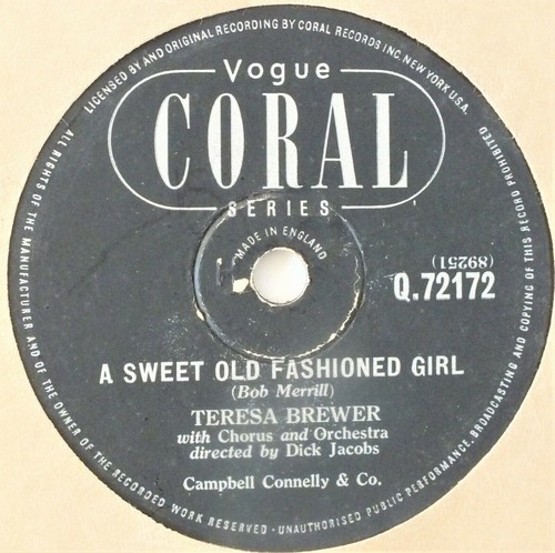 Rpm teresa brewer - 10”, a