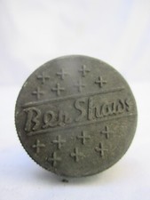BEN SHAW'S GINGER BEER SODA POP VINTAGE OLD ANTIQUE BOTTLE STOPPER TOP