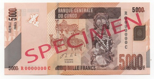 Congo 5000 francs - 5000,