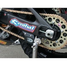 R&G Toe Chain Guard Black (ABS Shark's Fin) Suzuki Bandit 1200 1996 - 2006