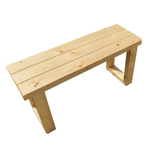 Rustic bench seat handmade - bench,
