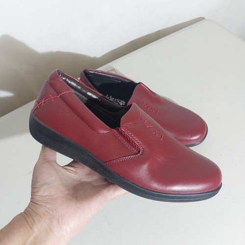 Padders dark red - red, leather