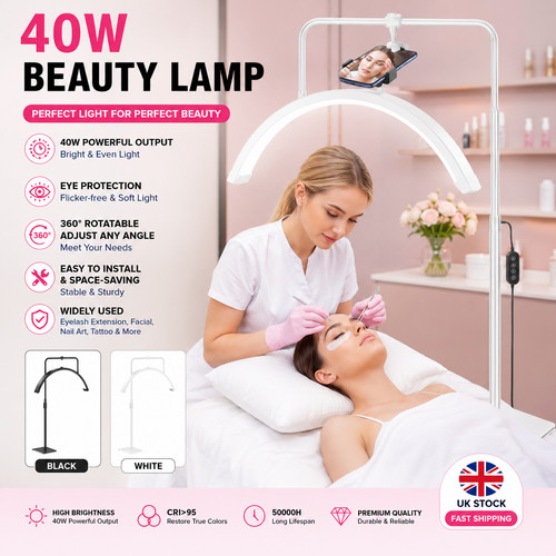 Half moon esthetician light - half,